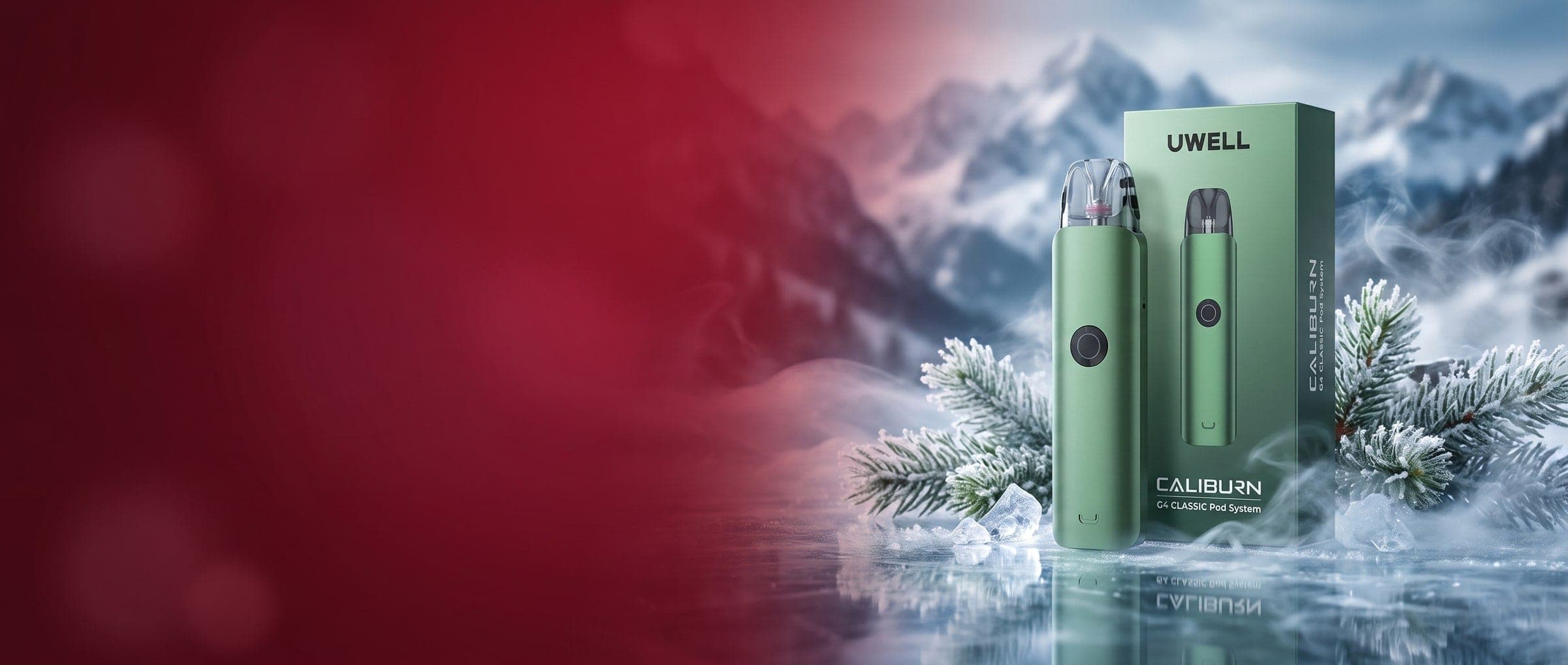 Uwell Caliburn G4 Classic 35W Pod Kit - Alpine Green