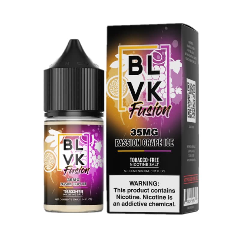Passion Grape Ice BLVK Fusion TFN Salt E-juice 30ml