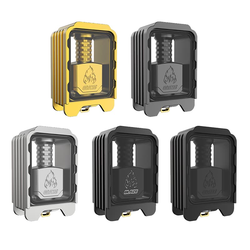 Thunderhead Creations Blaze Bridge Dual Glasses Sliding Boro Tank 4ml