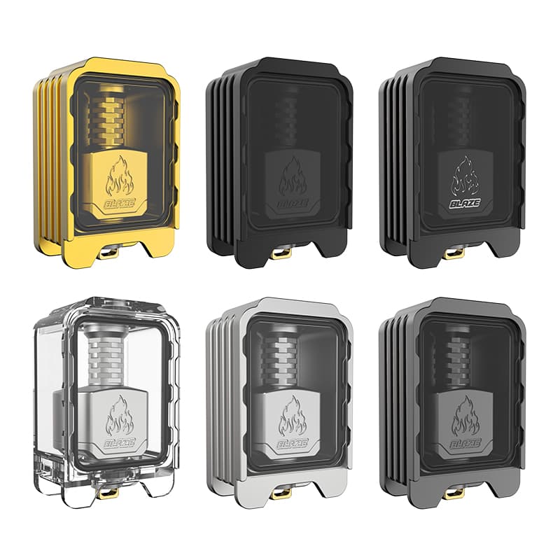 Thunderhead Creations Blaze Bridge Single Glass Sliding Boro Tank 4.5ml