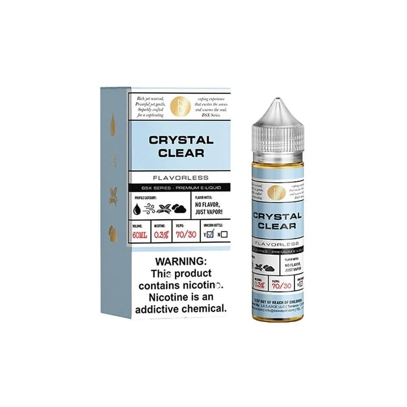 Glas Vapor Basix Crystal Clear E-juice 60ml