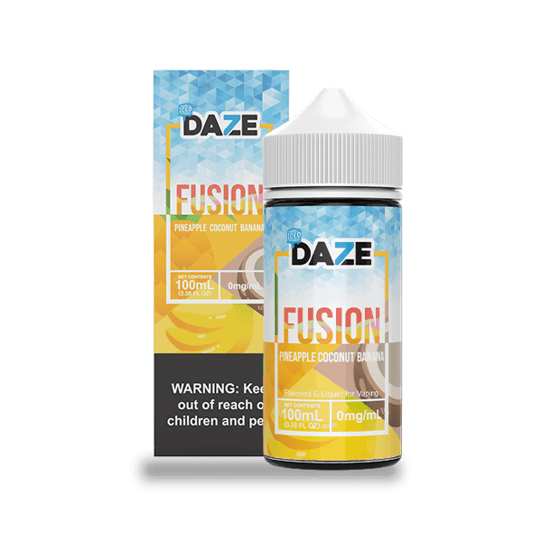 7 Daze Fusion Pineapple Coconut Banana ICED 100ml Vape Juice