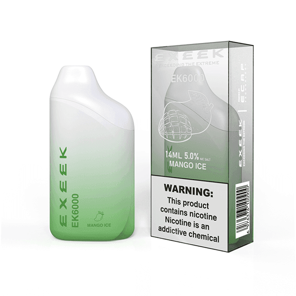Ecap EXEEK EK6000 Disposable Vape (5%, 6000 Puffs) - Mango Ice
