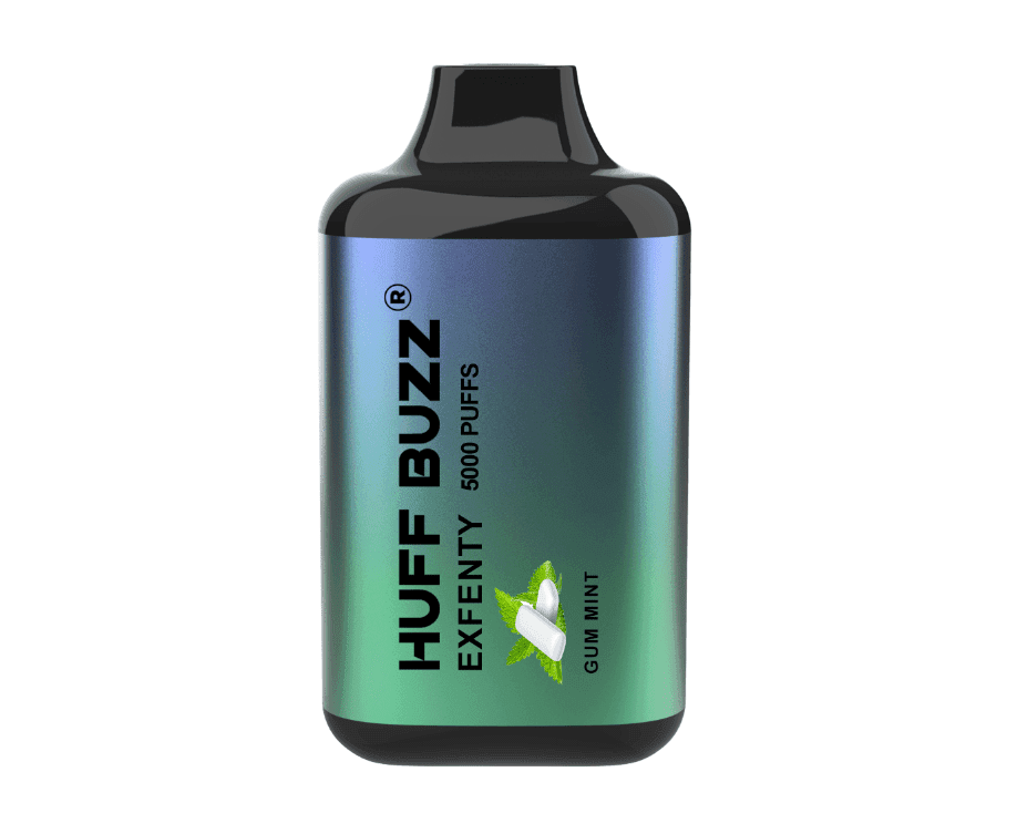Huff Buzz Exfenty Disposable Vape (5%, 5000 Puffs) - Gum Mint