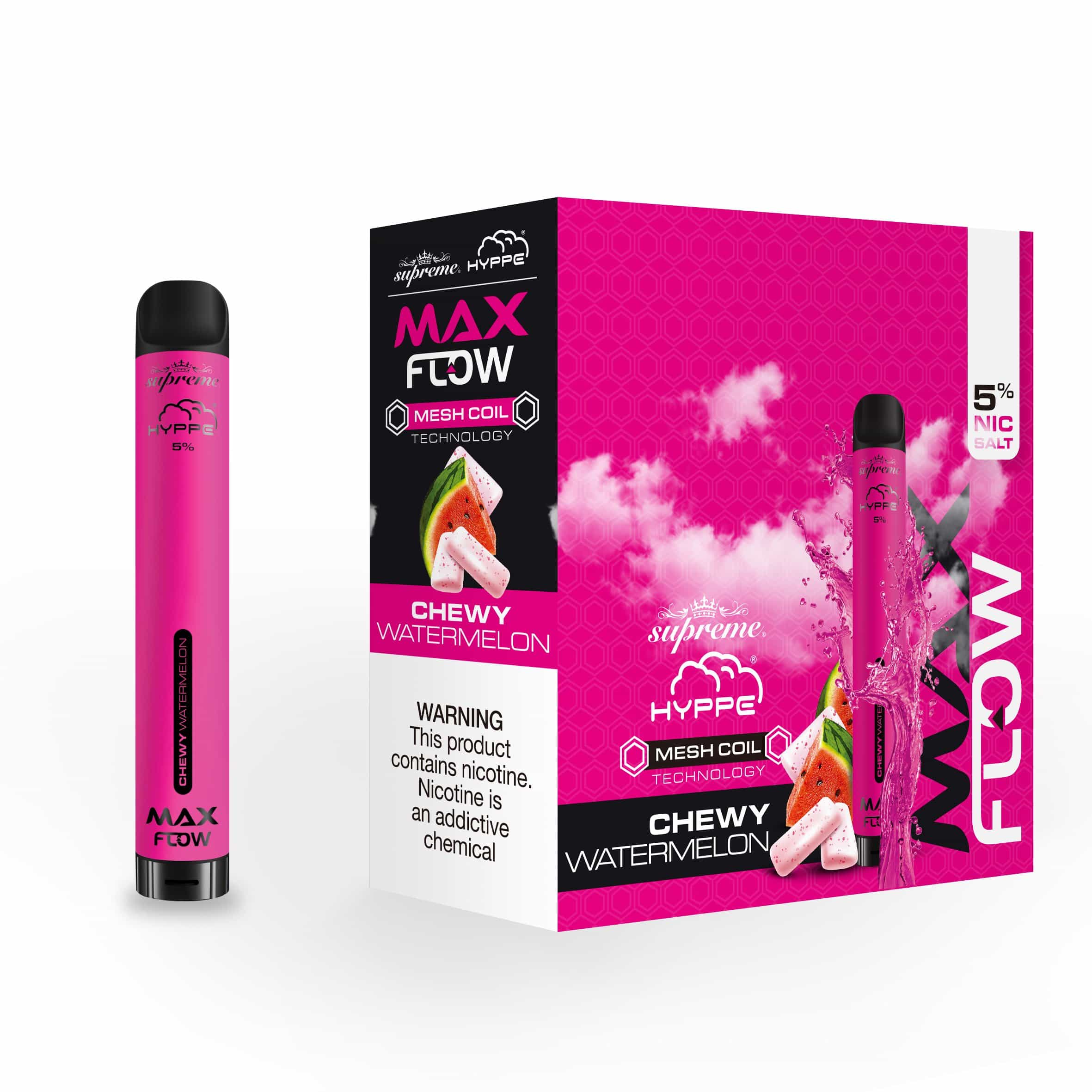 Hyppe Max Flow Disposable with Mesh Coil - Chewy Watermelon
