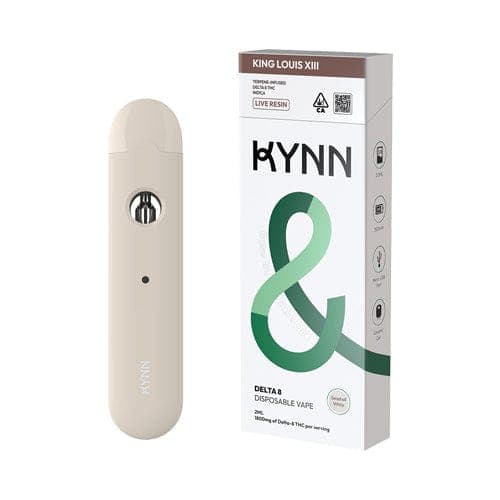 Kynn 2g Live Resin Delta 8 Disposable Vape - King Louis XIII (Indica)