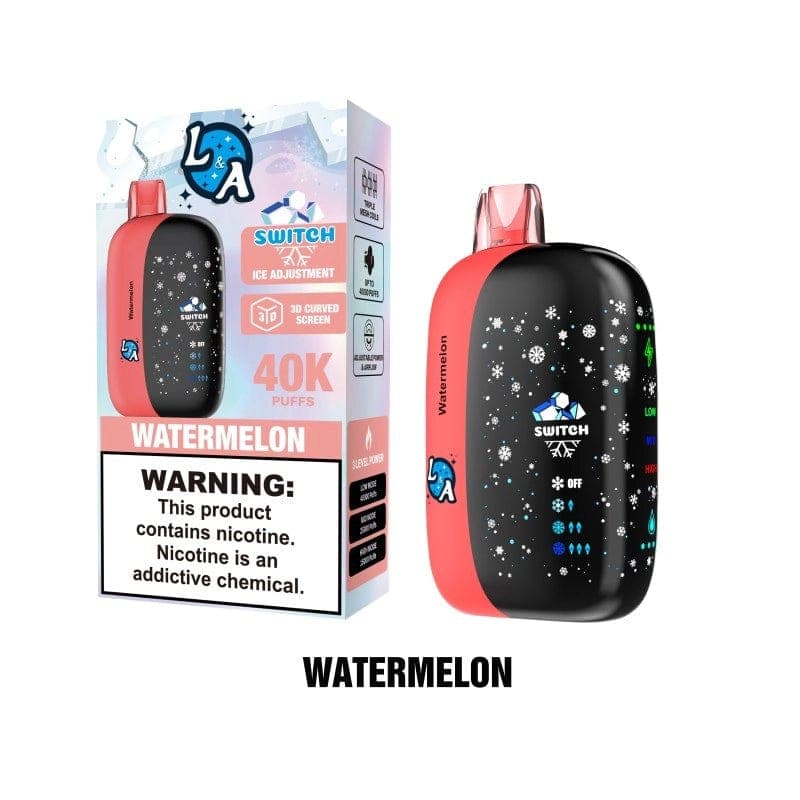 L&A Switch Ice Control 40K Disposable Vape (5%,40000 Puffs) - Watermelon