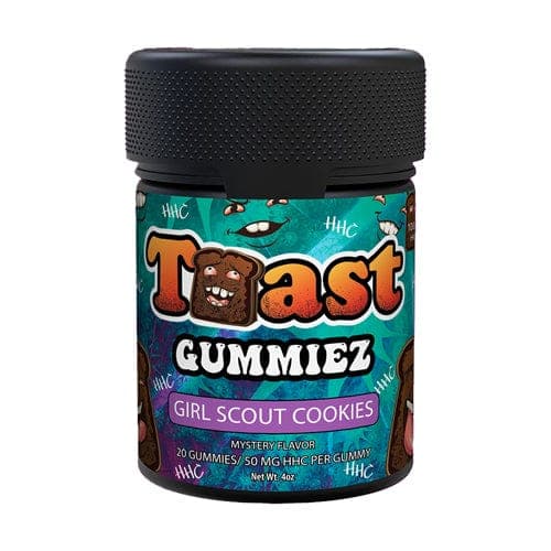 Lost 8's "Toast" HHC Gummies (500mg / 1000mg) - Girl Scout Cookies (50mg/Gummy)