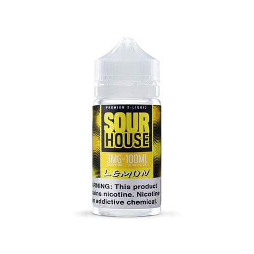 Sour House Lemon 100ml Vape Juice - 6mg