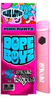 Sugar x Exodus Blue Lotus 2.2g HHC Disposable Vape - Pink Runtz