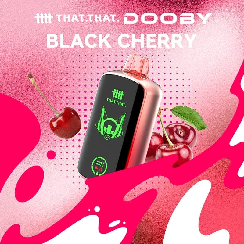 THATTHAT Dooby 18000 Disposable Vape (5%, 18000 Puffs) - Black Cherry