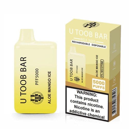 U Toob Bar Disposable Vape (5%, 5000 Puffs) - Aloe Mango Ice