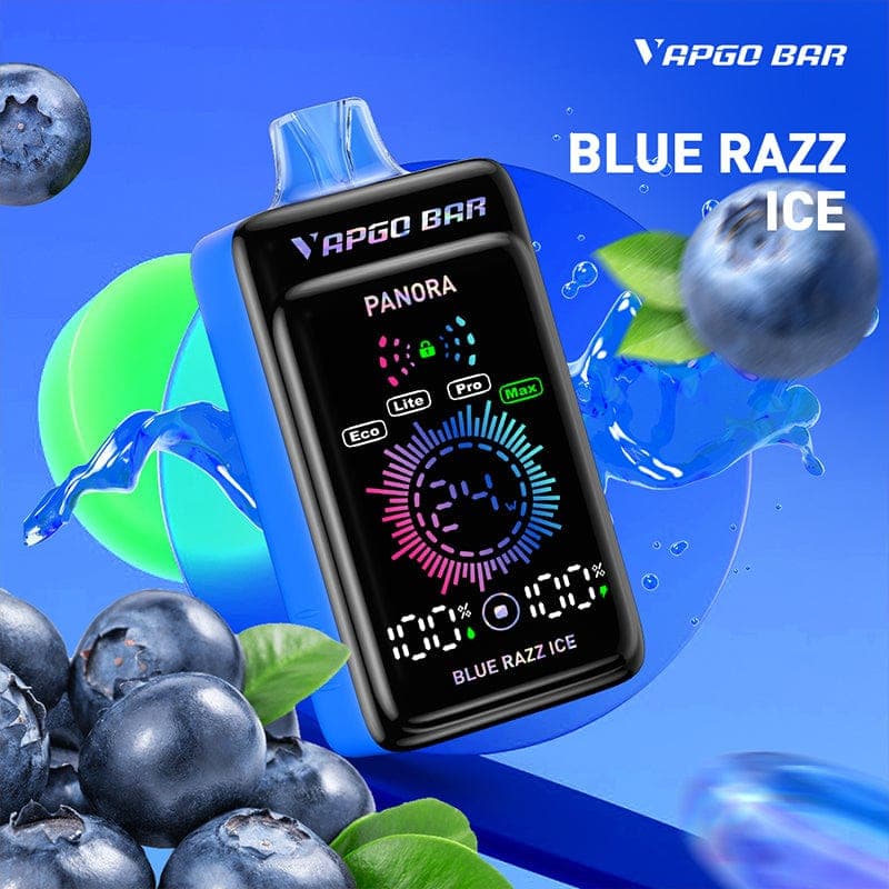 VAPGO BAR Panora 25000 Disposable Vape (5%, 25000 Puffs) - Blue Razz Ice