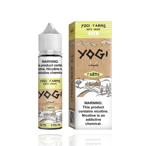 Yogi Farms White Grape ICE 60ml Vape Juice - 6MG